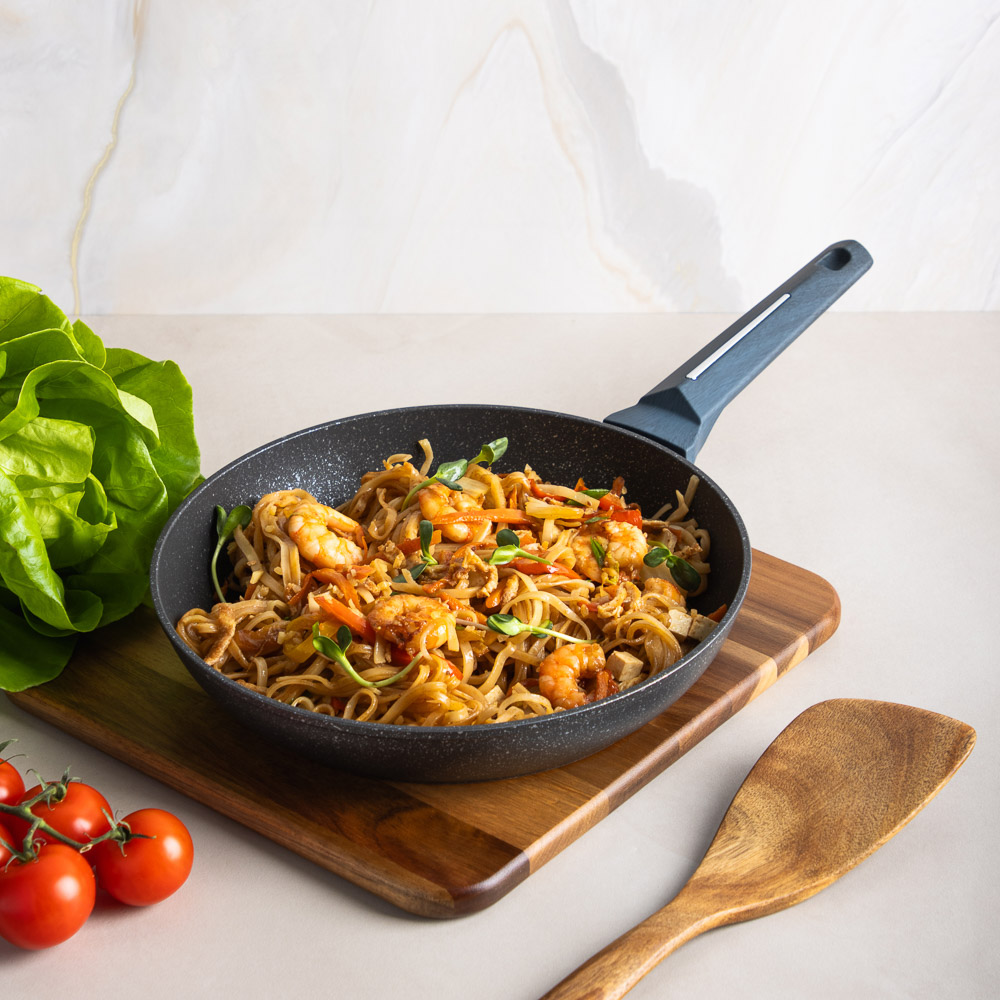 SATOSHI Гардан Сковорода литая d26см, антипригарное покрытие мрамор, индукция, арт.№ 846-672