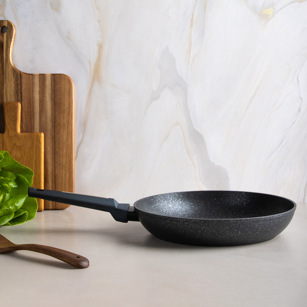 SATOSHI Гардан Сковорода литая d28см, антипригарное покрытие мрамор, индукция, арт.№ 846-673