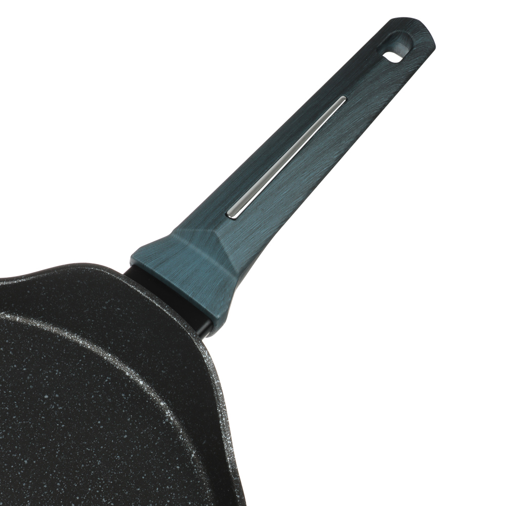 SATOSHI Гардан Сковорода литая блинная d24см, антипригарное покрытие мрамор, индукция, арт.№ 846-674