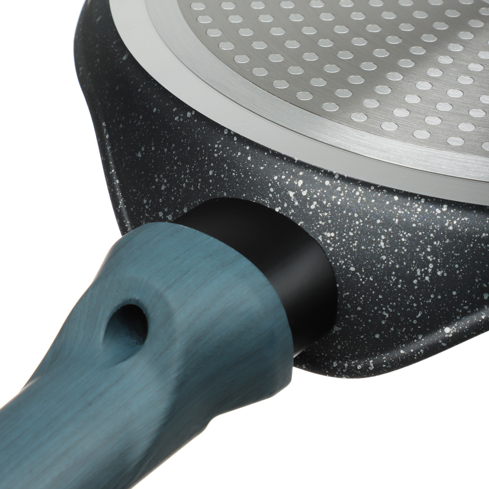 SATOSHI Гардан Сковорода литая блинная d24см, антипригарное покрытие мрамор, индукция, арт.№ 846-674