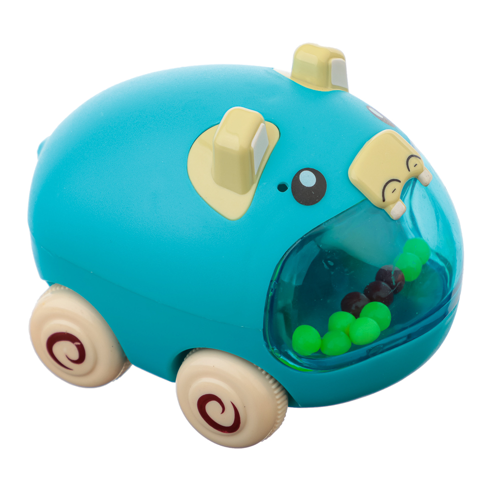 ИГРОЛЕНД Игрушка для малыша каталка "Зверята", 31х9х29см, ABS, 6 дизайнов, арт.№ 866-002