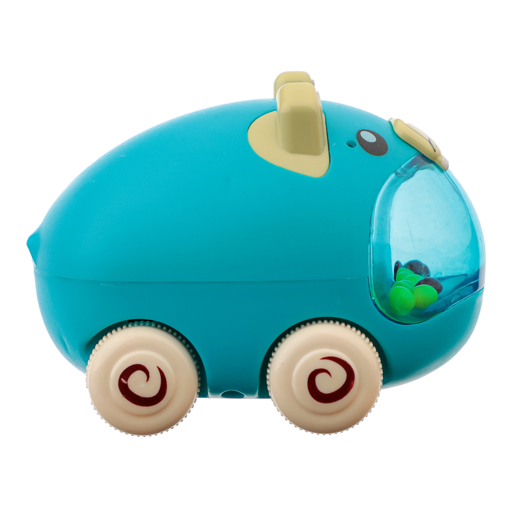 ИГРОЛЕНД Игрушка для малыша каталка "Зверята", 31х9х29см, ABS, 6 дизайнов, арт.№ 866-002