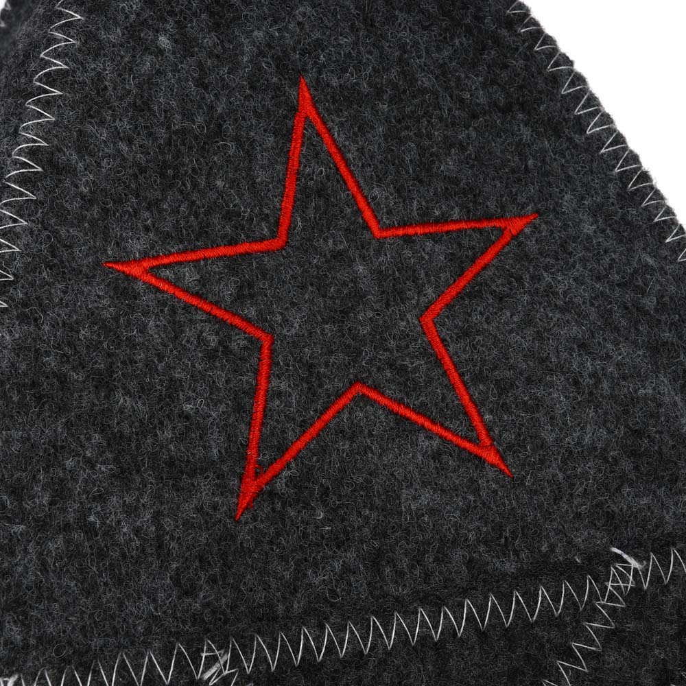 Шапка банная "Буденовка", эконом, состав: 30% шерсть,70% полиэфир, арт.№ 364-191