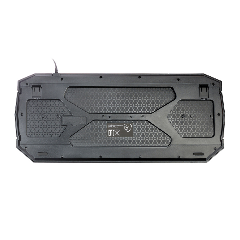 Игровая клавиатура проводная BY Kalkan FULL SIZE ISO, мембранная, 114 кл., RGB, 2м, арт.№ 405-070