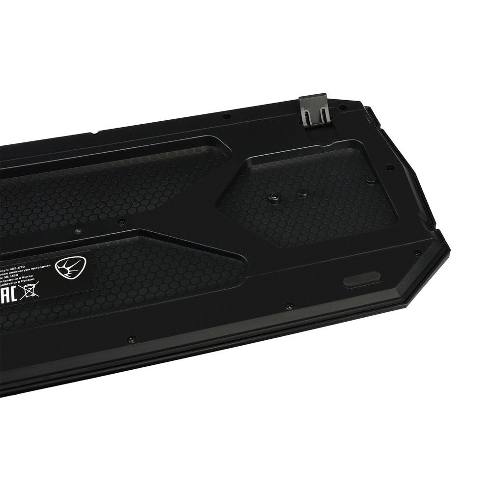 Игровая клавиатура проводная BY Kalkan FULL SIZE ISO, мембранная, 114 кл., RGB, 2м, арт.№ 405-070