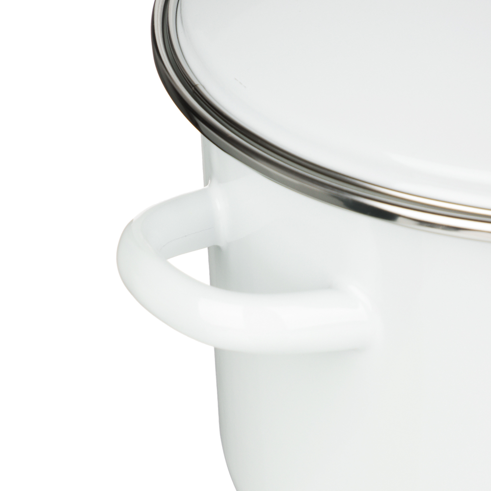 Мексика Кастрюля цилиндрическая эмалированная 4л, арт.№ 894-553