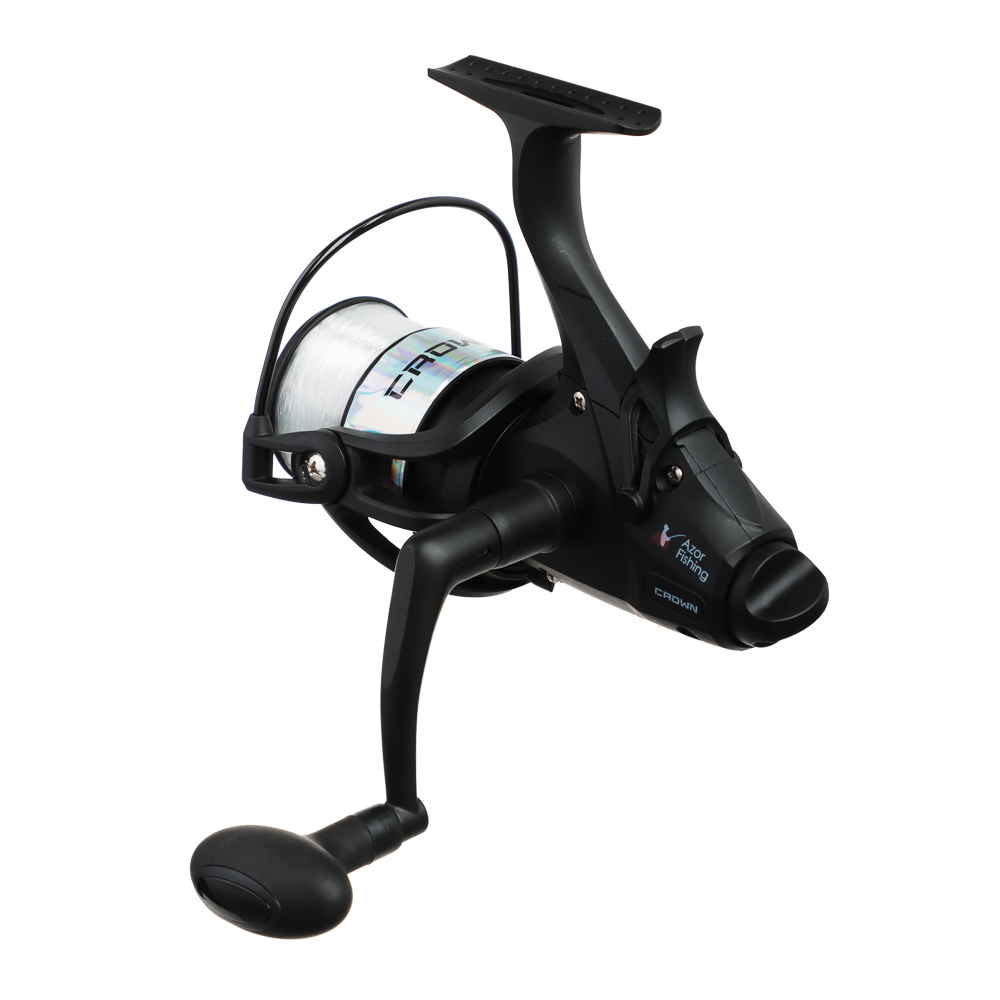 AZOR FISHING Катушка с байтраннером "Краун" KR-40, 3п.п, c леской 0,35мм, арт.№ 142-029