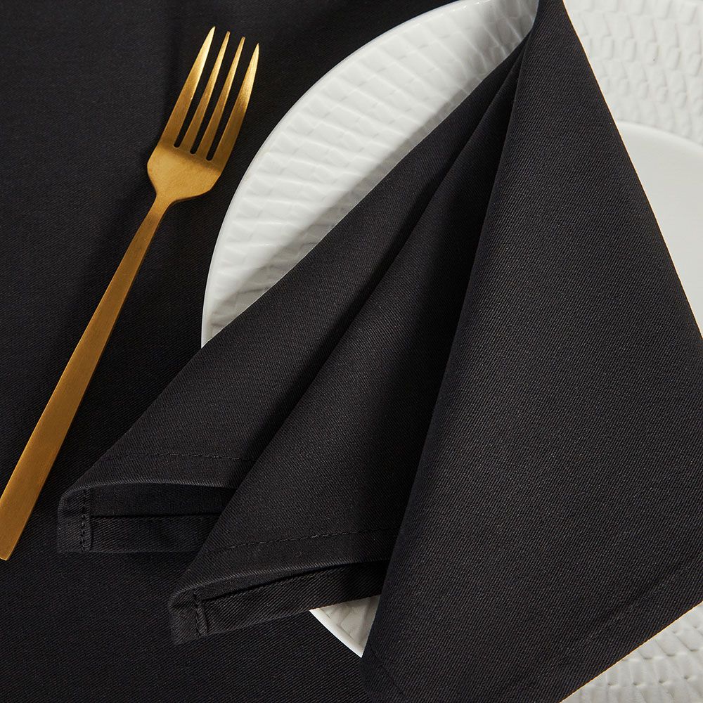 BY COLLECTION Black Line Салфетка сервировочная, 2шт в комплекте, 40х40см, 100% хлопок, арт.№ 488-107