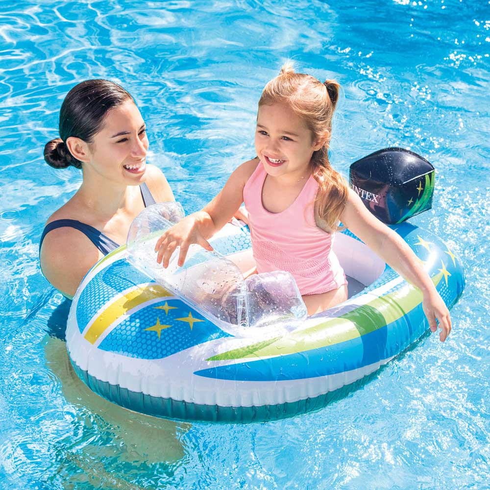 INTEX Лодка детская для 3-6 лет, 112х99см, 3 вида, 59380NP, арт.№ 359-234