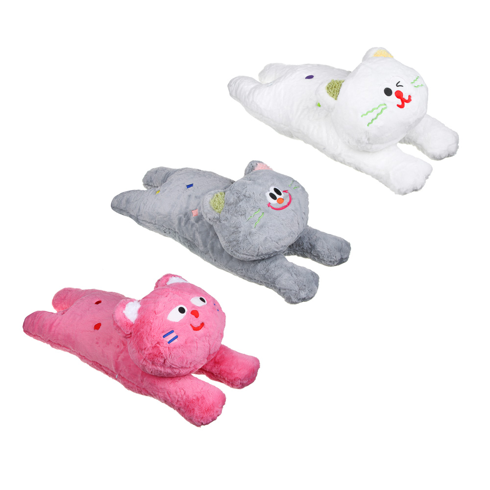 Игрушка мягкая "Весёлый котя" 70 см, полиэстер, ИГРОЛЕНД, 2804-60, 3+, арт.№ 264-686