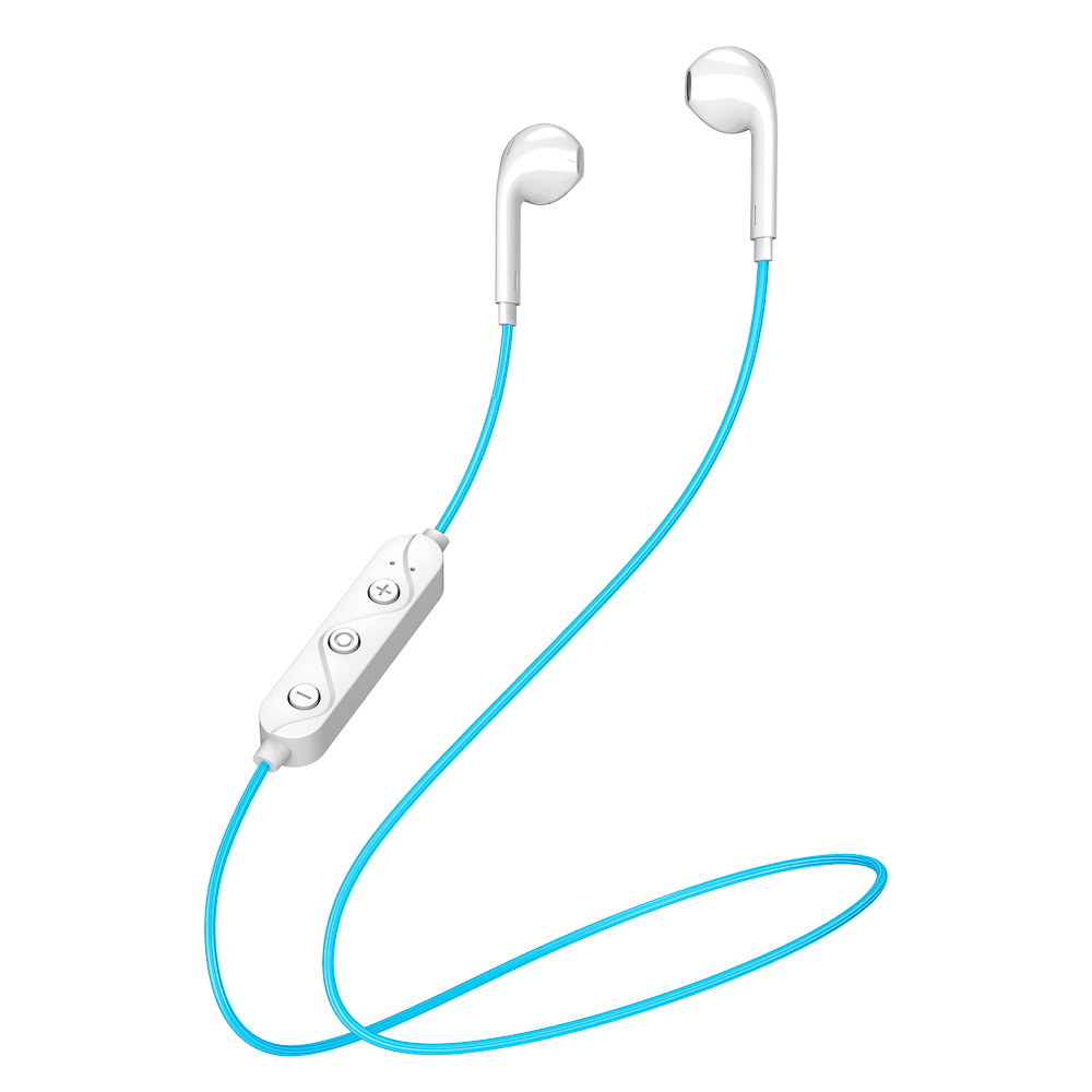 Наушники беспроводные вкладыши BY Tours, 3.7В/80мАч, BT 5.0, гарнитура, сине-белый, арт.№ 410-016