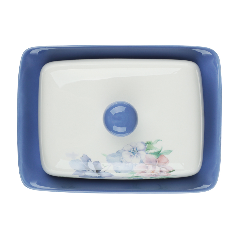 Масленка 17х12,5х8,3см, тм MILLIMI Гарден, керамика, арт.№ 824-294