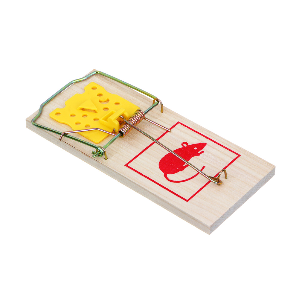 INBLOOM Мышеловка 100х45мм, дерево, металл, арт.№ 156-016