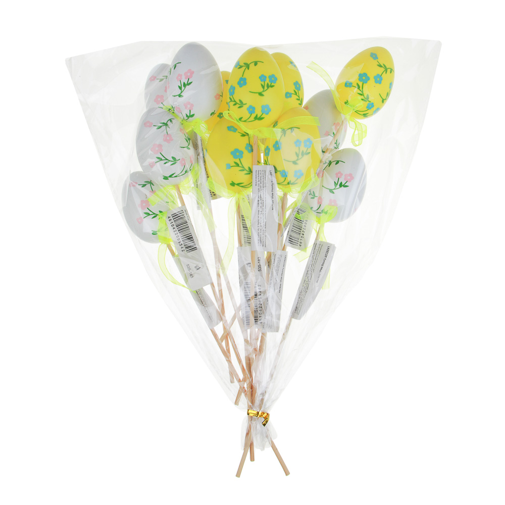 LADECOR Топпер яйцо, пластик, 2 дизайна, арт.№ 535-183