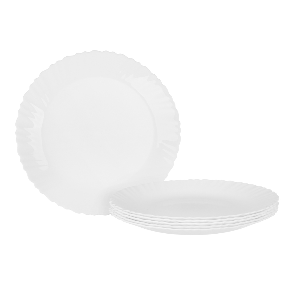 GT Набор столовой посуды 19пр., опаловое стекло, круглый, арт.№ 818-335