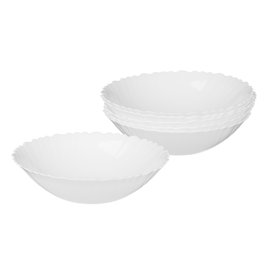 GT Набор столовой посуды 19пр., опаловое стекло, круглый, арт.№ 818-335