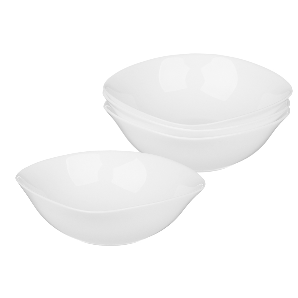 GT Набор столовой посуды 16пр., опаловое стекло, квадратный, арт.№ 818-338