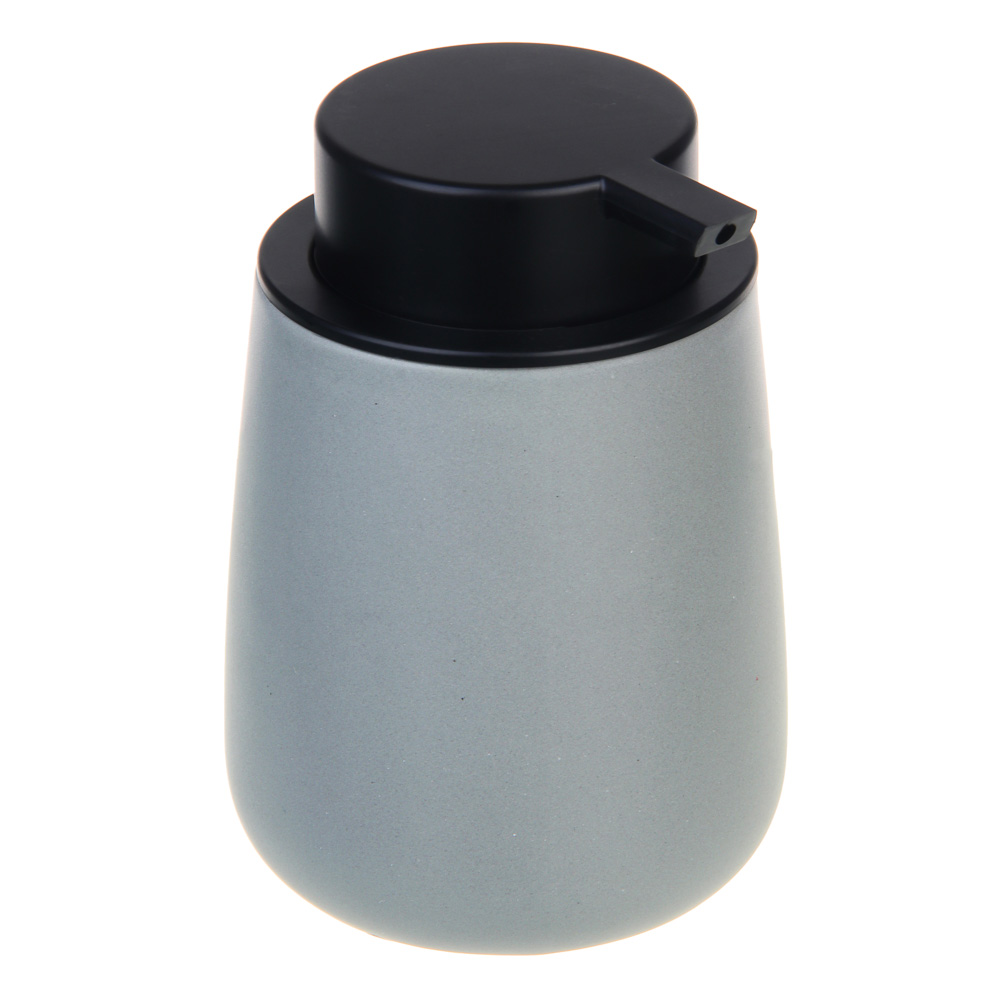 VETTA Дозатор для жидкого мыла, 320 мл, 13x9x9 см, керамика, "Космос", серый, арт.№ 478-254