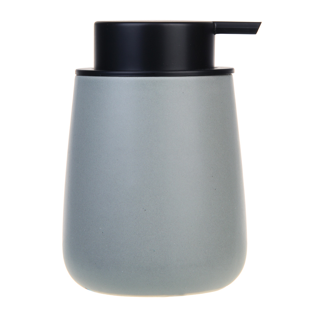 VETTA Дозатор для жидкого мыла, 320 мл, 13x9x9 см, керамика, "Космос", серый, арт.№ 478-254