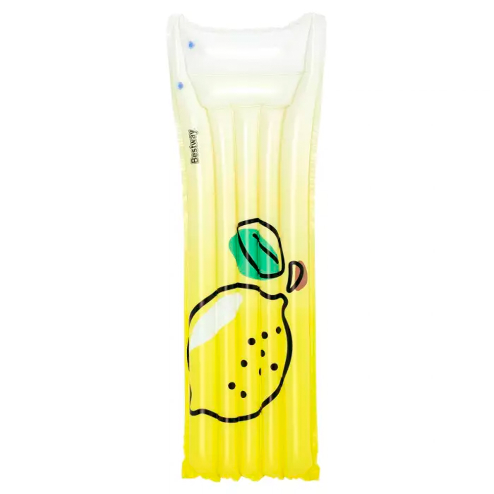 BESTWAY Надувной матрас FRESH SQUEEZED «Лимон», 183x69см, 44122, арт.№ 036-050