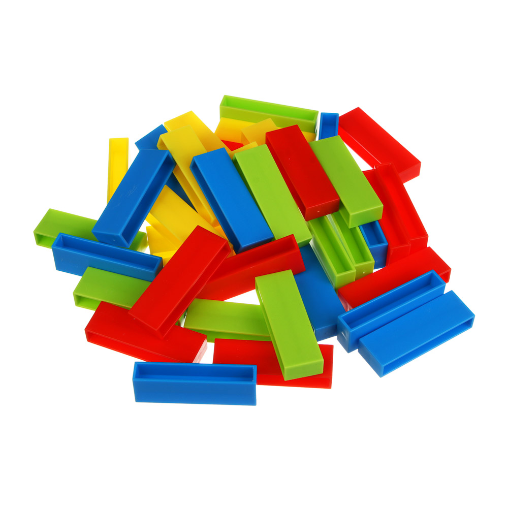 Настольная игра "Падающая башня", ИГРОЛЕНД, 39 брусков, ABS, арт.№ 896-076