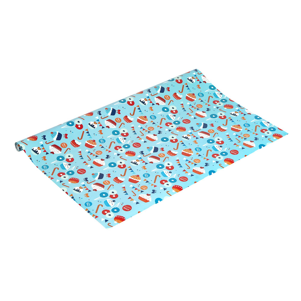 Бумага тм Fntastic подарочная, 70x100 см, 70 г односторонняя, 6 диз., арт.3, арт.№ 570-071