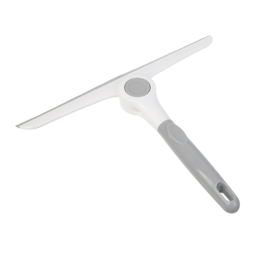 Водосгон поворотный с фиксатором тм VETTA Грей Клин, 24х20см, анатомическая ручка, полипропилен, TPR, арт.№ 441-287