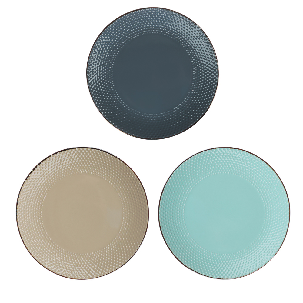 MILLIMI Аметист Тарелка подстановочная, 27см, керамика, 3 цвета, арт.№ 824-463