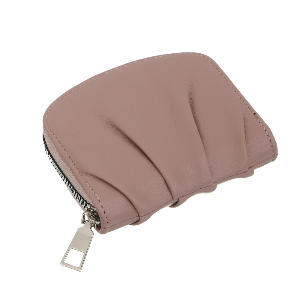 Кошелек для карт и купюр на молнии тм ЮL Miracle, ПУ, металл, 10,5х8,5х2см, 3 цвета, С508-1, арт.№ 303-071