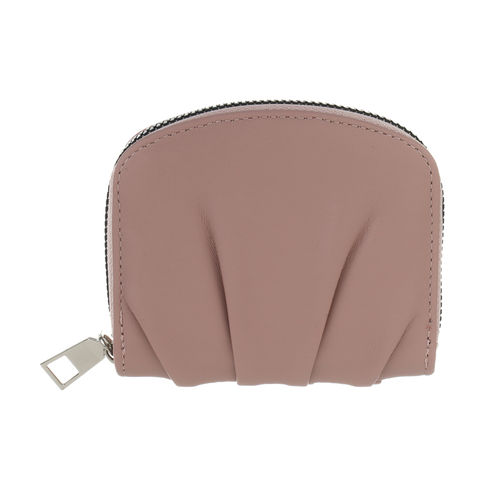 Кошелек для карт и купюр на молнии тм ЮL Miracle, ПУ, металл, 10,5х8,5х2см, 3 цвета, С508-1, арт.№ 303-071