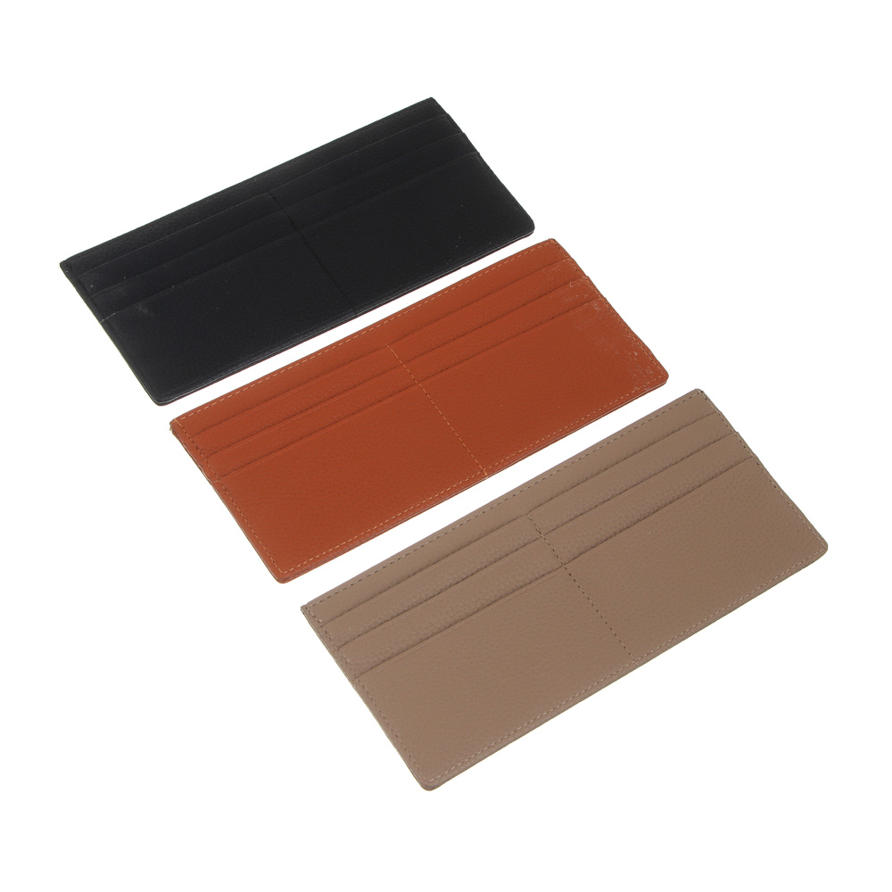 Кардхолдер для карт и купюр 6 слотов тм ЮL Lichi, ПУ, металл, 19,5х9см, 3 цвета, С398-1, арт.№ 303-072