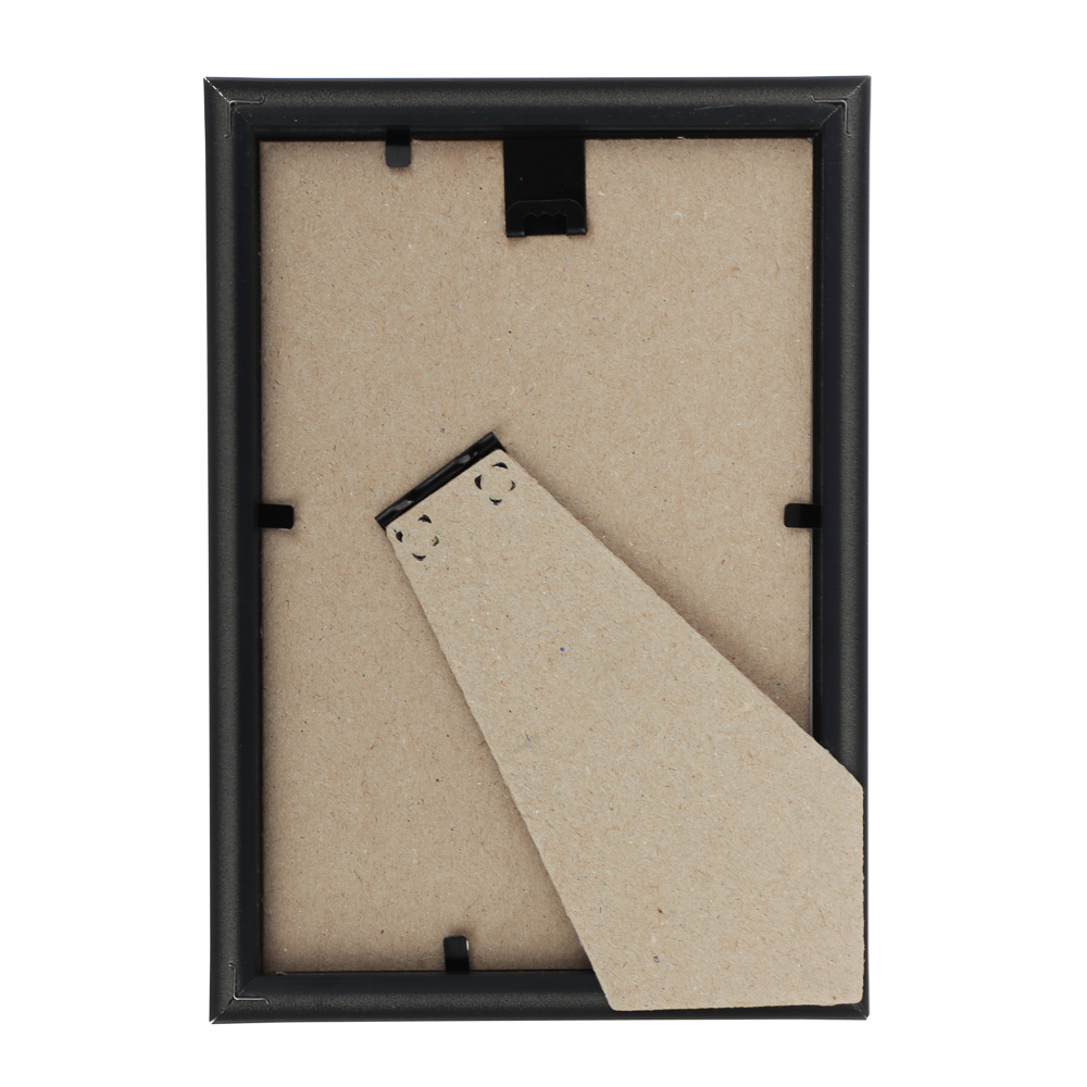 Фоторамка, 10x15 см, пластик, Радуга черный, арт.№ 520-715