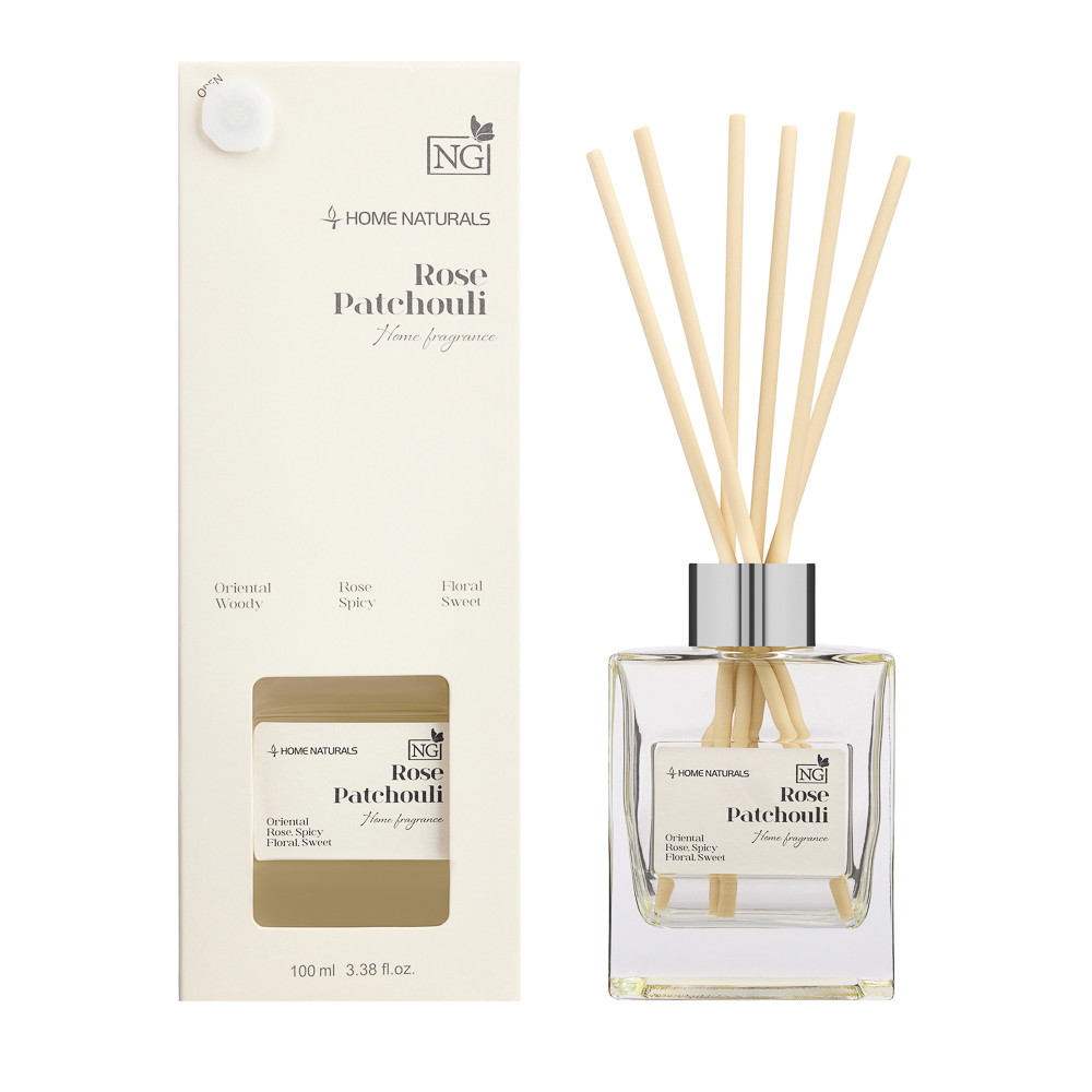 NEW GALAXY Диффузор Home Naturals 100 мл., Rose Patchouli, арт.№ 778-242