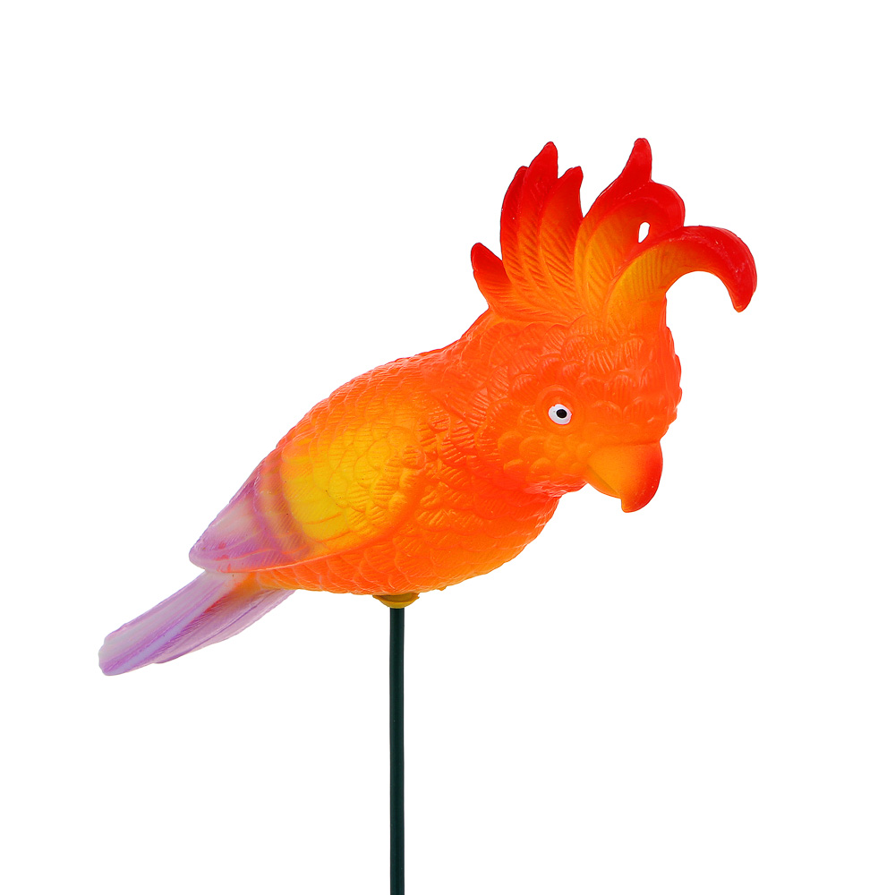 INBLOOM Фигурка на стержне 60см "Экзотические птицы", пластик, металл, 8 видов, арт.№ 153-116