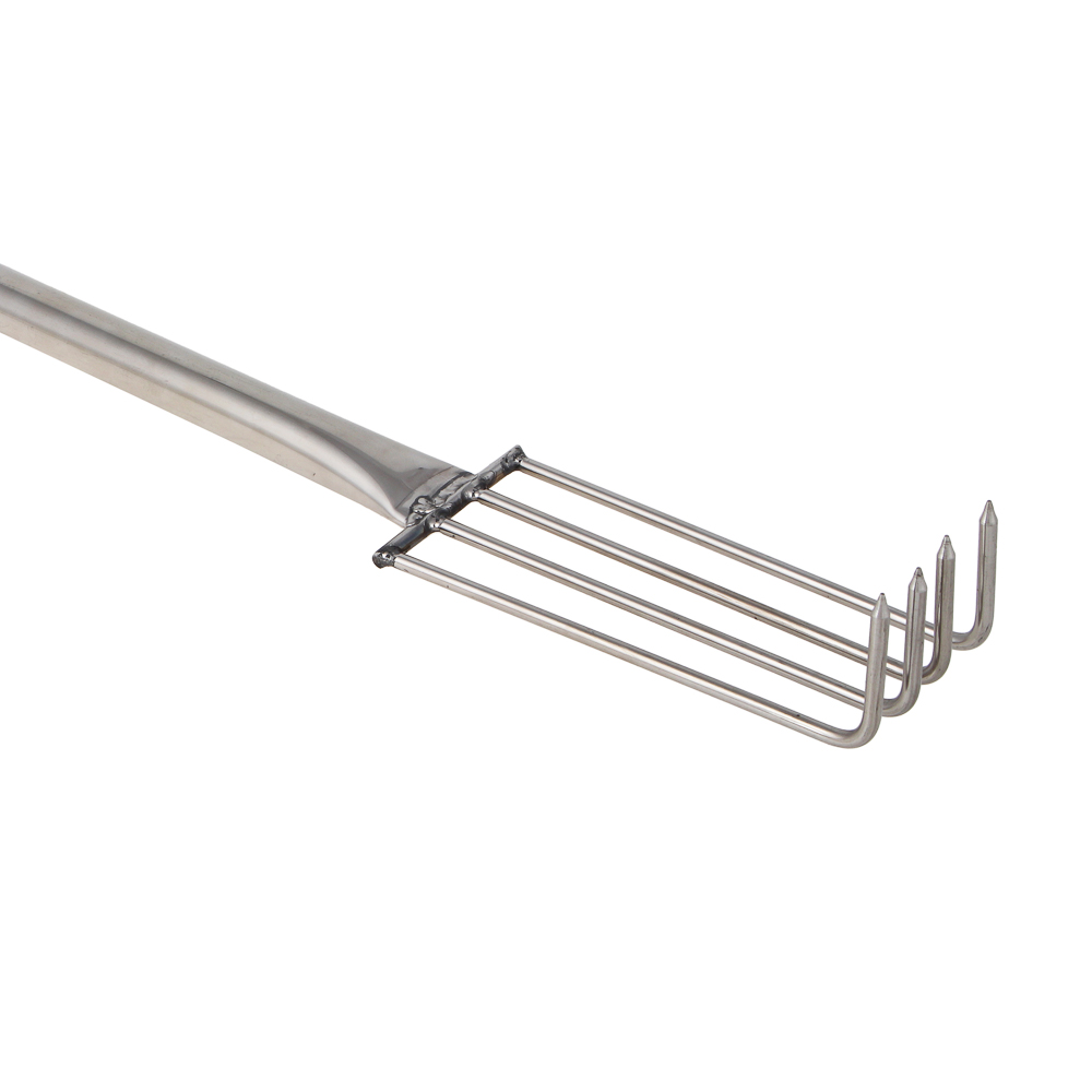 INBLOOM PROF+ Грабли садовые 60см, 4 зуба, нержавеющая сталь 201, арт.№ 181-007