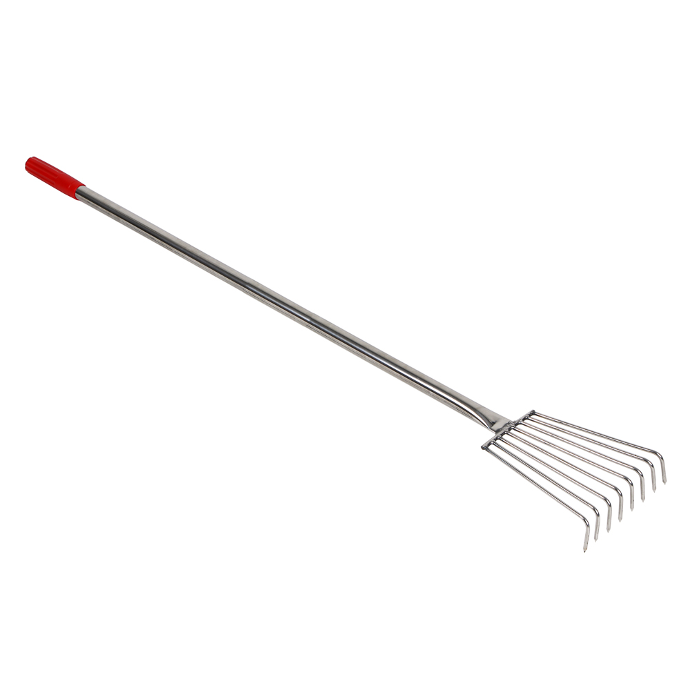 INBLOOM PROF+ Грабли садовые 100см, 8 зубов, нержавеющая сталь 201, арт.№ 187-010