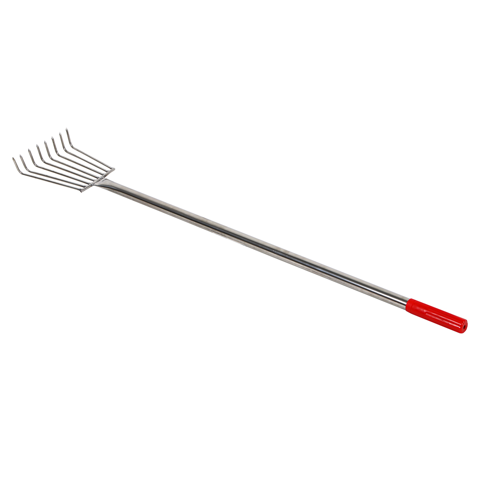 INBLOOM PROF+ Грабли садовые 100см, 8 зубов, нержавеющая сталь 201, арт.№ 187-010