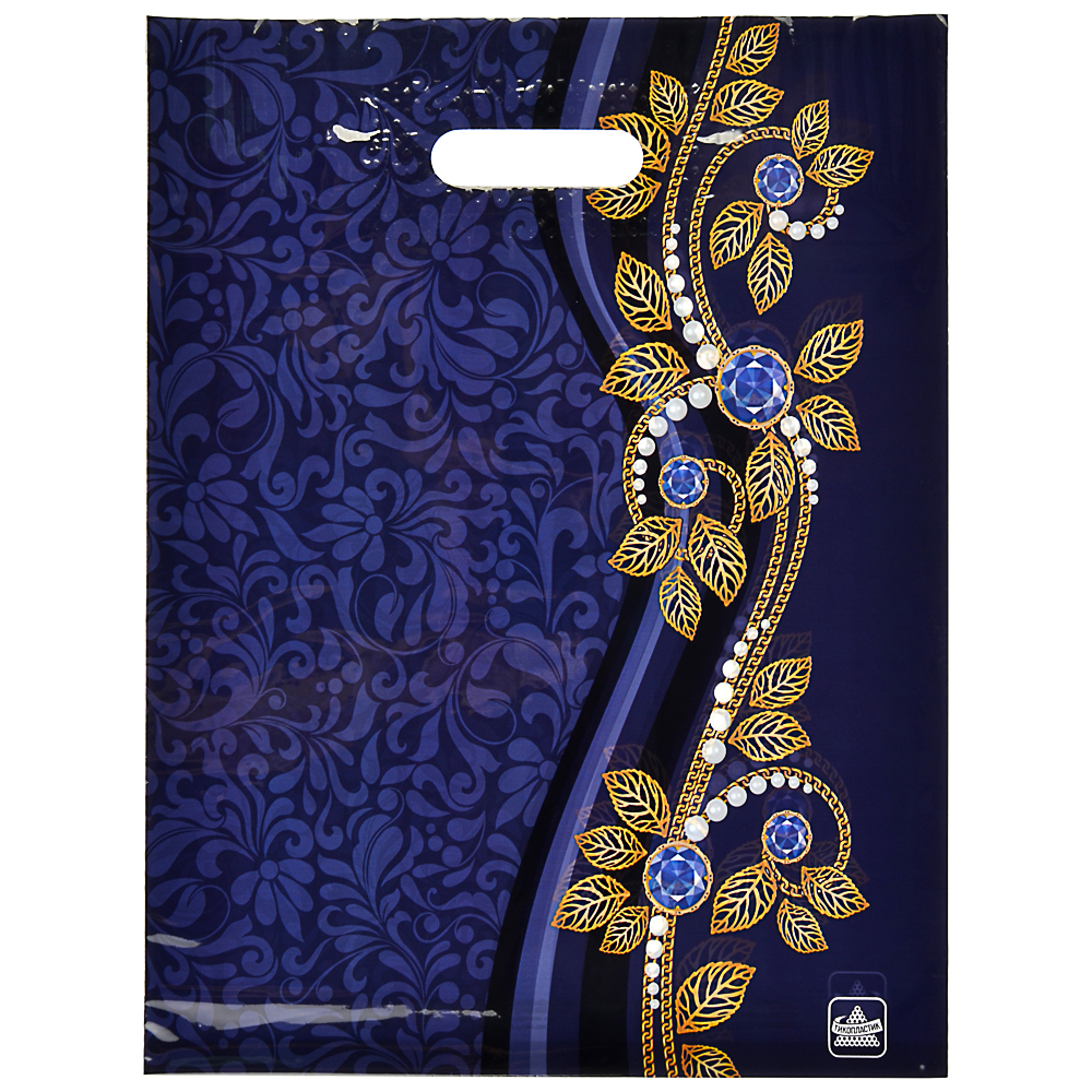 Пакет ламинированный с вырубной ручкой, L 40х31см, 60мкм, 5 дизайнов, арт.№ 507-871