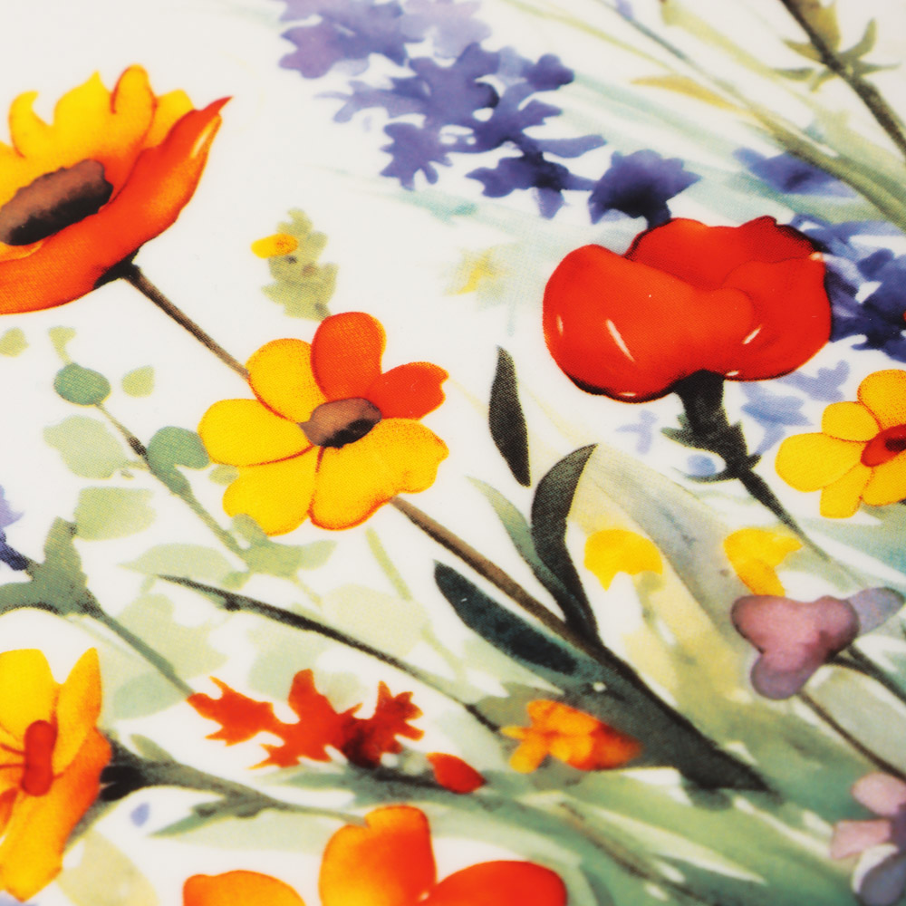 MILLIMI Полевые цветы Блюдо квадратное, 21х21х3см, керамика, арт.№ 824-020