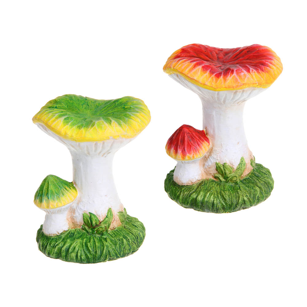 INBLOOM Фигура садовая Грибы 14х13.5х17см, керамика, арт.№ 162-002