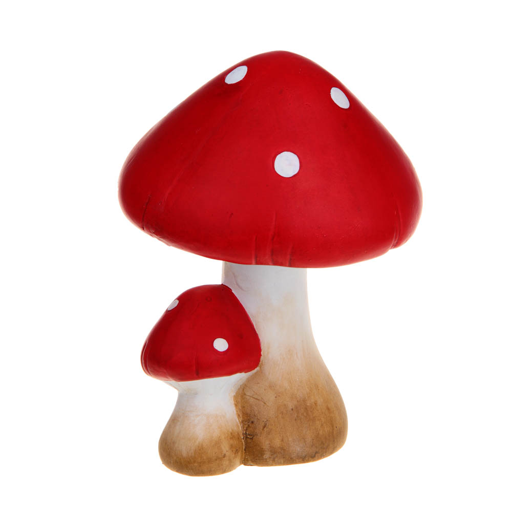 INBLOOM Фигура садовая Мухомор 12х12х15.5см, латерит, арт.№ 162-003