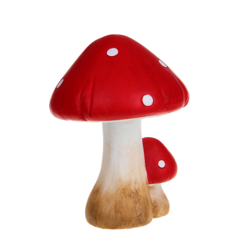 INBLOOM Фигура садовая Мухомор 12х12х15.5см, латерит, арт.№ 162-003