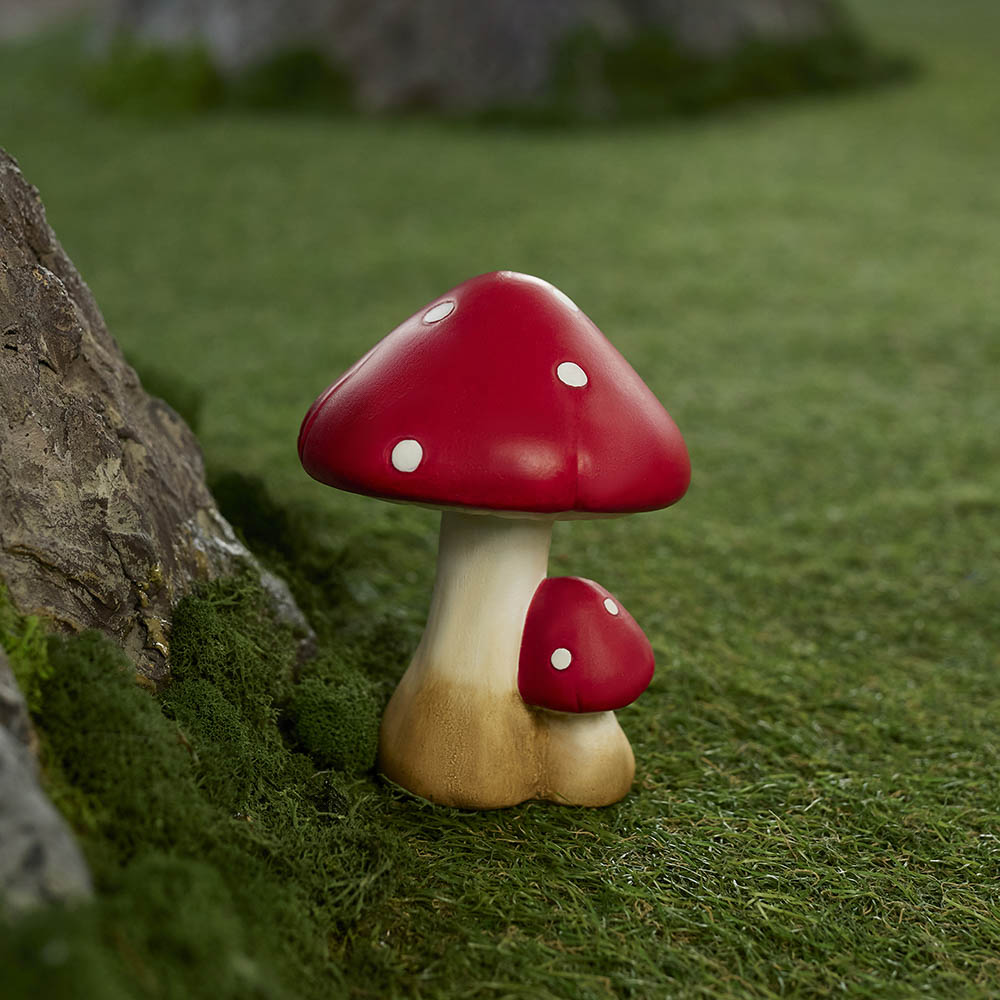 INBLOOM Фигура садовая Мухомор 12х12х15.5см, латерит, арт.№ 162-003