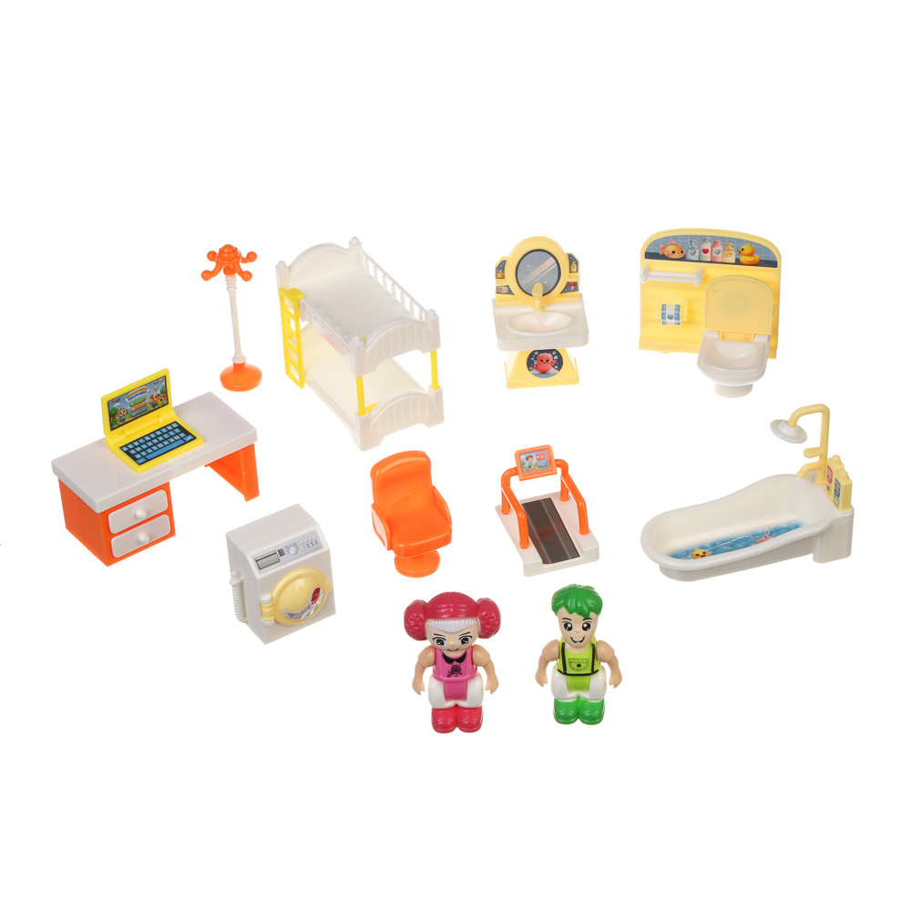 Набор мебели игровой "Мой домик", ABS, Н26, тм ИГРОЛЕНД, 3+, арт.№ 278-142