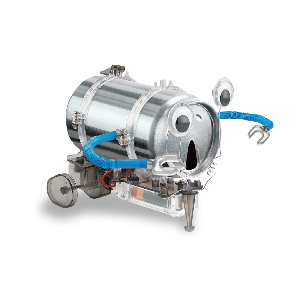 ИГРОЛЕНД Конструктор робототехника "Робот Железяка", электромотор, 1АА, ABS, PVC, PP, 16,5х6х12,5см, арт.№ 157-204