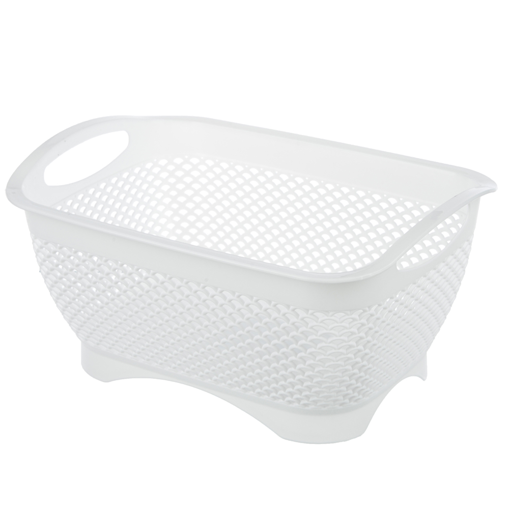 VETTA Корзинка универсальная с ручками "Стиль", 25,5х19х13,5см, пластик, 2 цвета, арт.№ 406-150