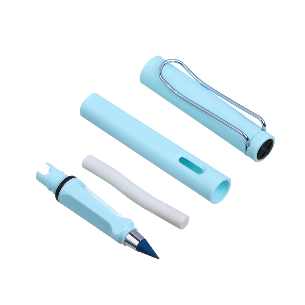 Карандаши "вечные" 12цв. ClipStudio Альфа пластиковый корпус, с ластиком, ПВХ-чехол с европод., арт.№ 228-207