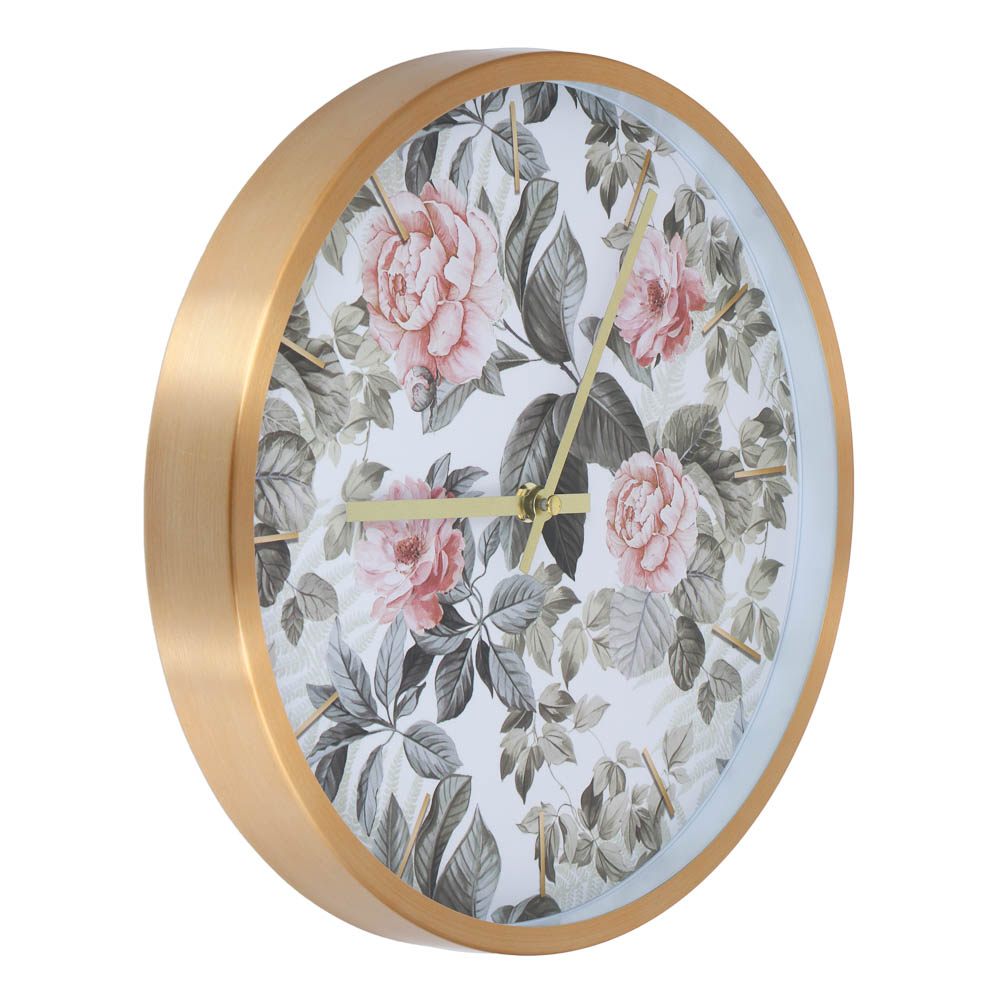 LADECOR CHRONO Часы настенные круглые, металл, 30х30х4 см, 1xАА, арт.2-12, арт.№ 581-243