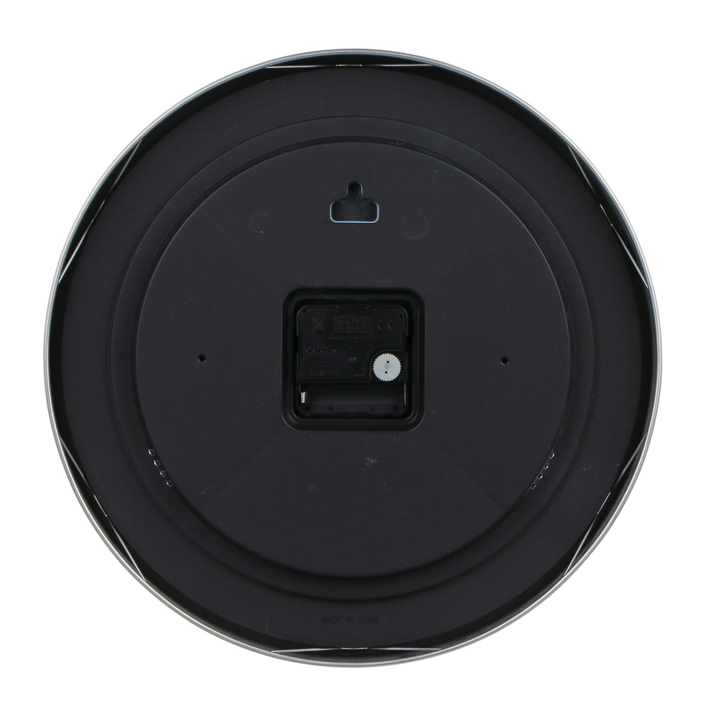 LADECOR CHRONO Часы настенные круглые, металл, 30х30х4 см, 1xАА, арт.2-12, арт.№ 581-243