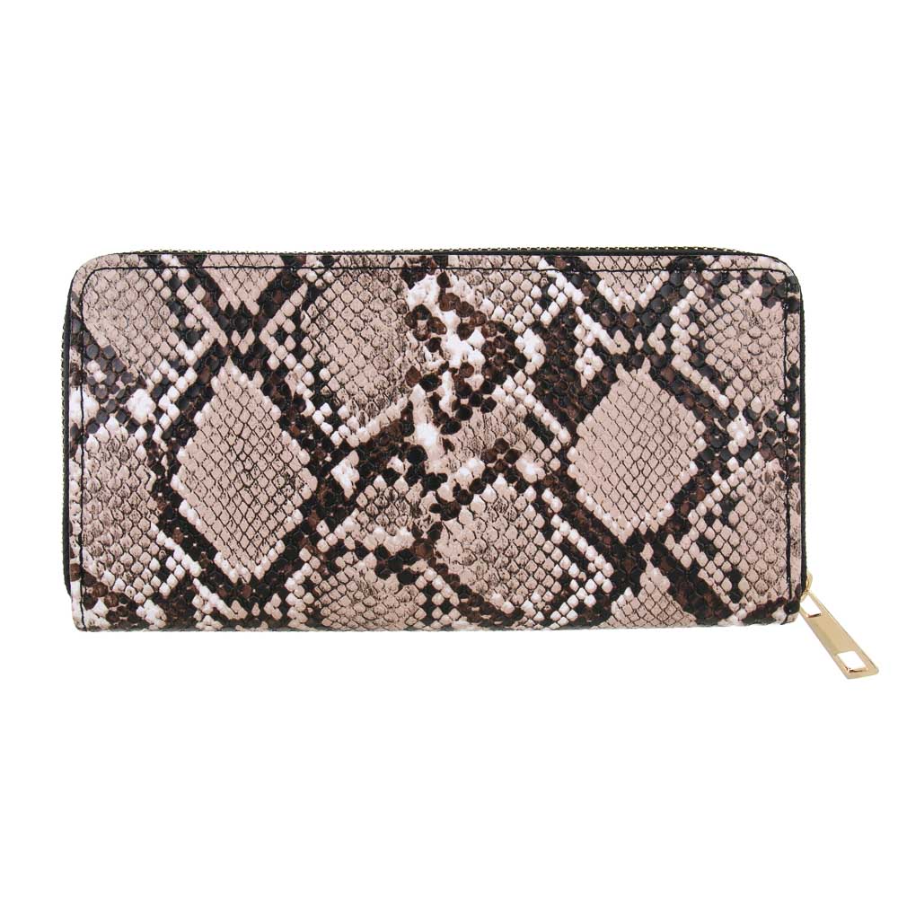 ЮL Серпенти Кошелек для карт, купюр и монет на молнии ПУ, металл, 19х10х2см, 3 дизайна, КЖ24-12, арт.№ 303-027